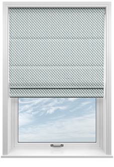 Jaipur, Chambray - Motorised Roman Blind